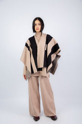 Scarfed Set -  Beige